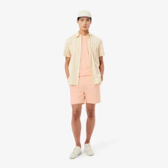 Short en jersey texturé