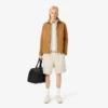 Short en laine mélangée coupe classique pour homme
