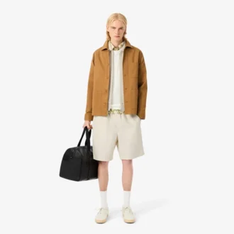 Short en laine mélangée coupe classique pour homme