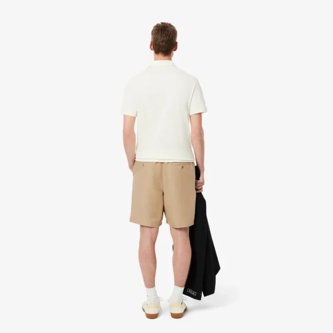 Short en laine mélangée coupe classique pour homme Short en laine mélangée coupe classique pour homme
