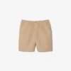 Short en laine mélangée coupe classique pour homme Short en laine mélangée coupe classique pour homme