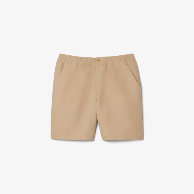 Short en laine mélangée coupe classique pour homme Short en laine mélangée coupe classique pour homme