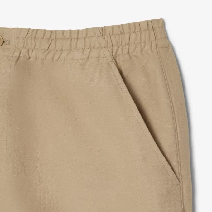 Short en laine mélangée coupe classique pour homme Short en laine mélangée coupe classique pour homme