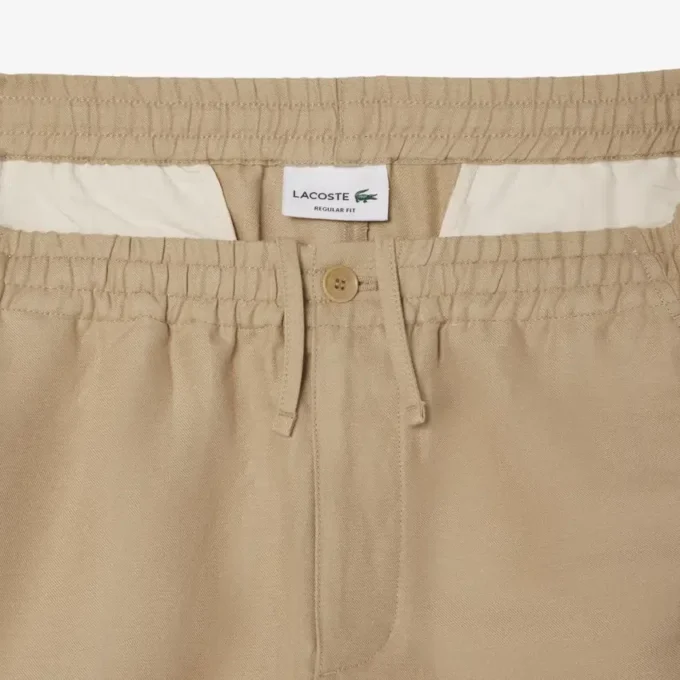 Short en laine mélangée coupe classique pour homme Short en laine mélangée coupe classique pour homme