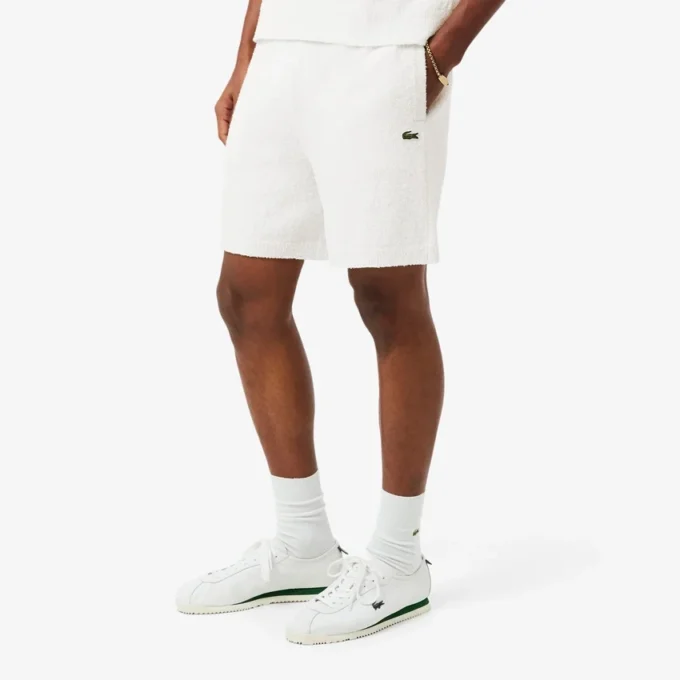Short en maille bouclée Short en maille bouclée
