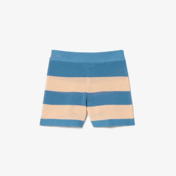 Short en maille rayée Short en maille rayée