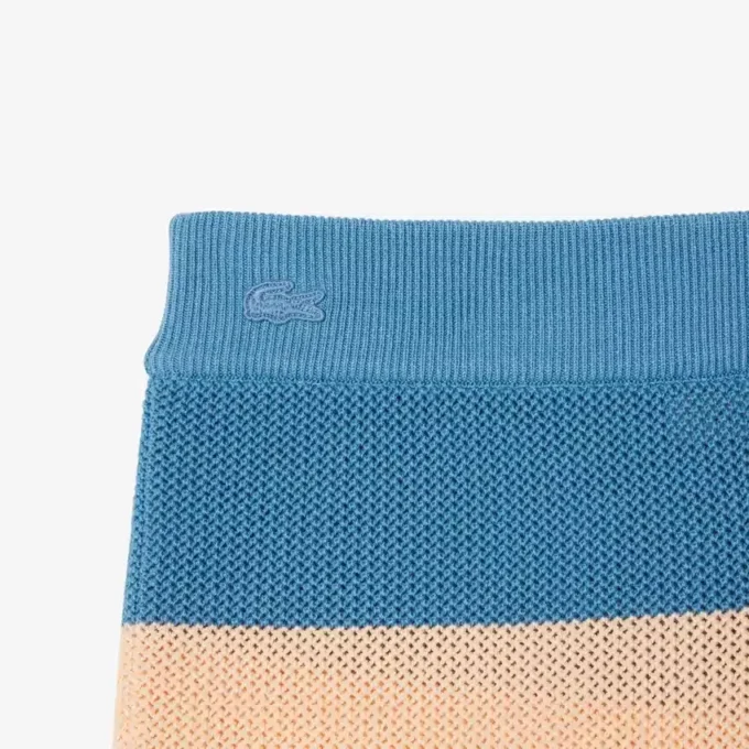 Short en maille rayée Short en maille rayée