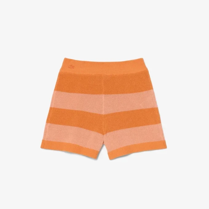 Short en maille rayée Short en maille rayée
