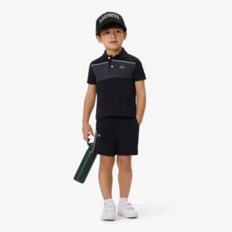 Short en molleton color block