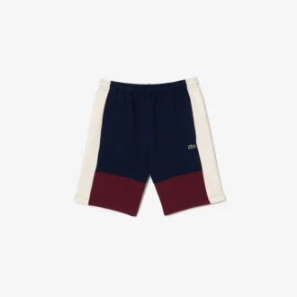 Short en molleton color block coupe classique pour homme