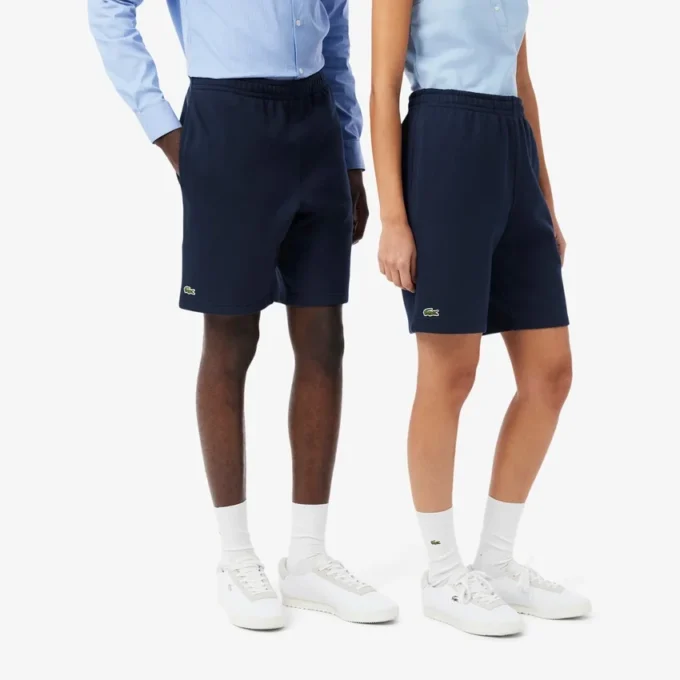 Short en molleton coupe classique Short en molleton coupe classique