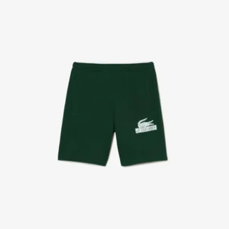 Short en molleton de coton biologique non brossé pour homme