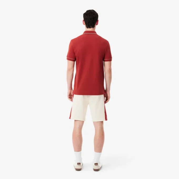 Short en molleton de coton à blocs de couleur pour homme Short en molleton de coton à blocs de couleur pour homme
