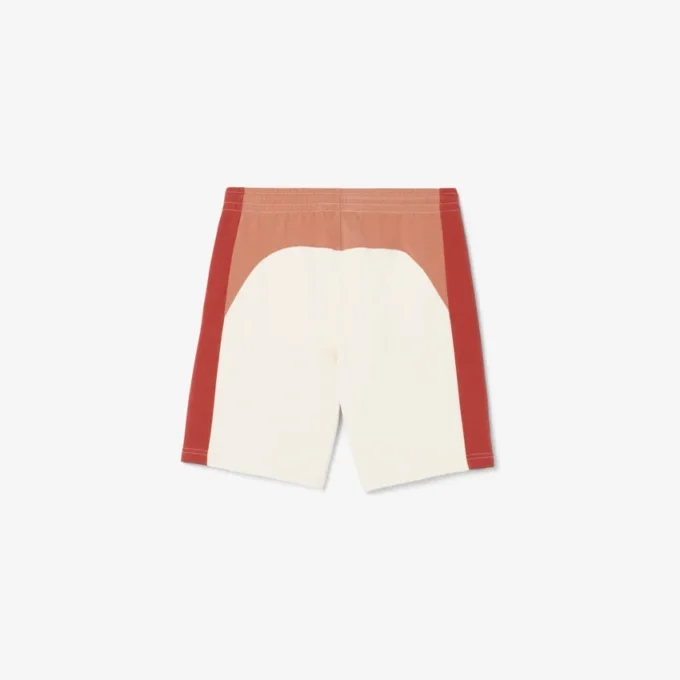 Short en molleton de coton à blocs de couleur pour homme Short en molleton de coton à blocs de couleur pour homme