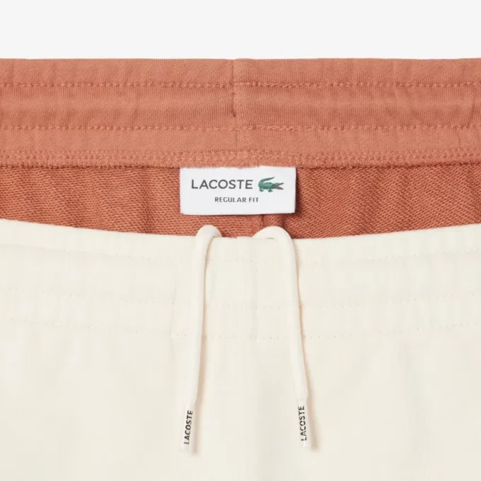Short en molleton de coton à blocs de couleur pour homme Short en molleton de coton à blocs de couleur pour homme