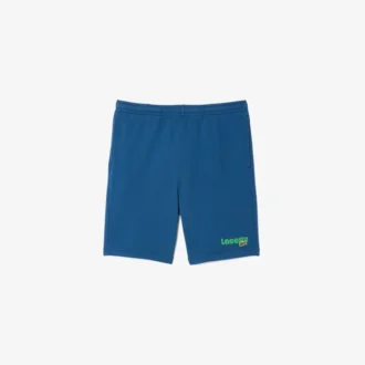 Short en molleton imprimé effet délavé coupe classique pour homme
