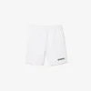 Short en molleton pour homme, coupe classique, avec broderie Short en molleton pour homme, coupe classique, avec broderie
