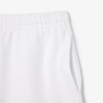 Short en molleton pour homme, coupe classique, avec broderie