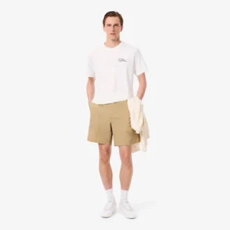 Short en nylon imperméable et coupe-vent pour homme