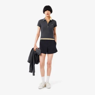 Short en piqué double face pour femme