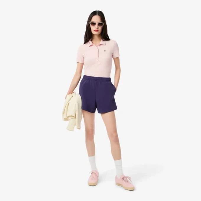 Short en piqué double face pour femme Short en piqué double face pour femme
