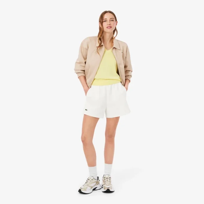 Short en piqué double face pour femme Short en piqué double face pour femme