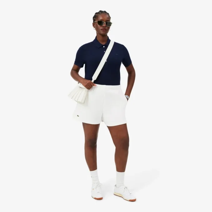 Short en piqué double face pour femme Short en piqué double face pour femme