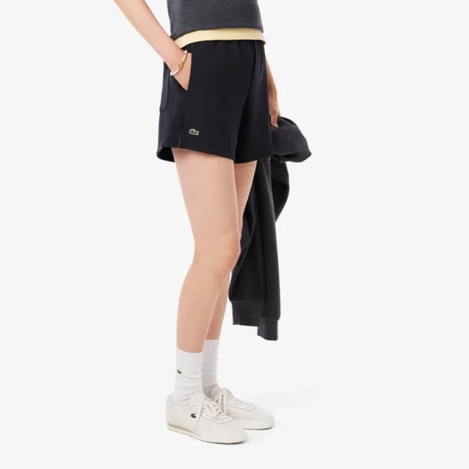 Short en piqué double face pour femme Short en piqué double face pour femme