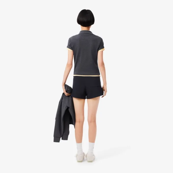 Short en piqué double face pour femme Short en piqué double face pour femme
