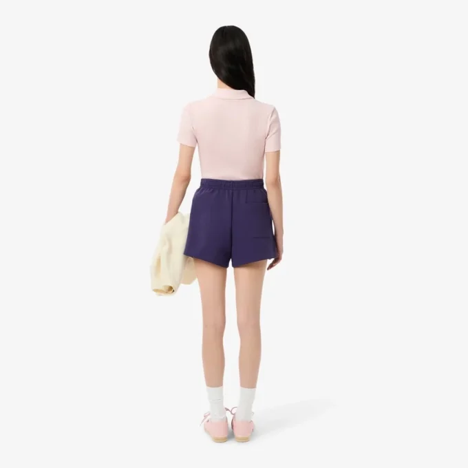 Short en piqué double face pour femme Short en piqué double face pour femme