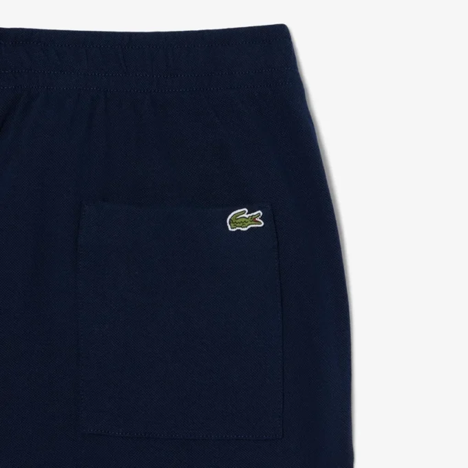 Short en piqué à la coupe décontractée Short en piqué à la coupe décontractée