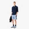 Short en polaire color block à coupe classique Short en polaire color block à coupe classique