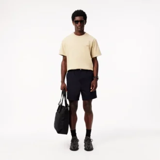 Short en popeline coupe décontractée pour homme