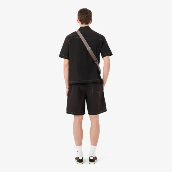 Short en popeline à la coupe décontractée