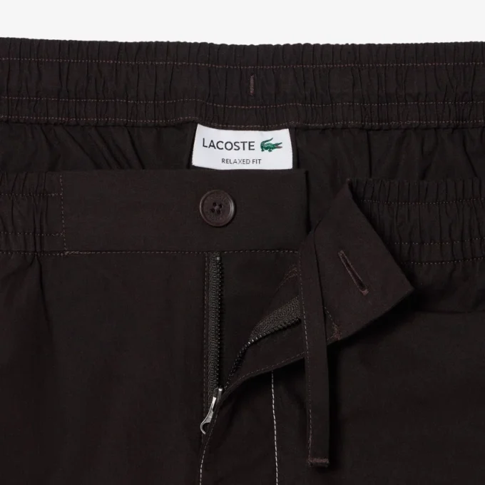 Short en popeline à la coupe décontractée