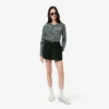Short en velours côtelé coupe décontractée pour femme Short en velours côtelé coupe décontractée pour femme