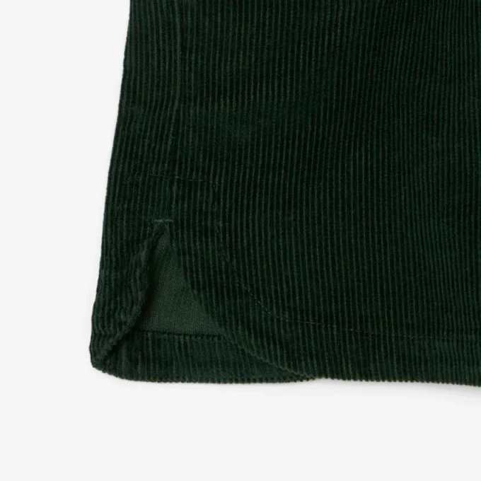 Short en velours côtelé coupe décontractée pour femme Short en velours côtelé coupe décontractée pour femme