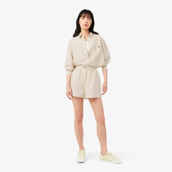 Short oversize en mélange de lin Short oversize en mélange de lin