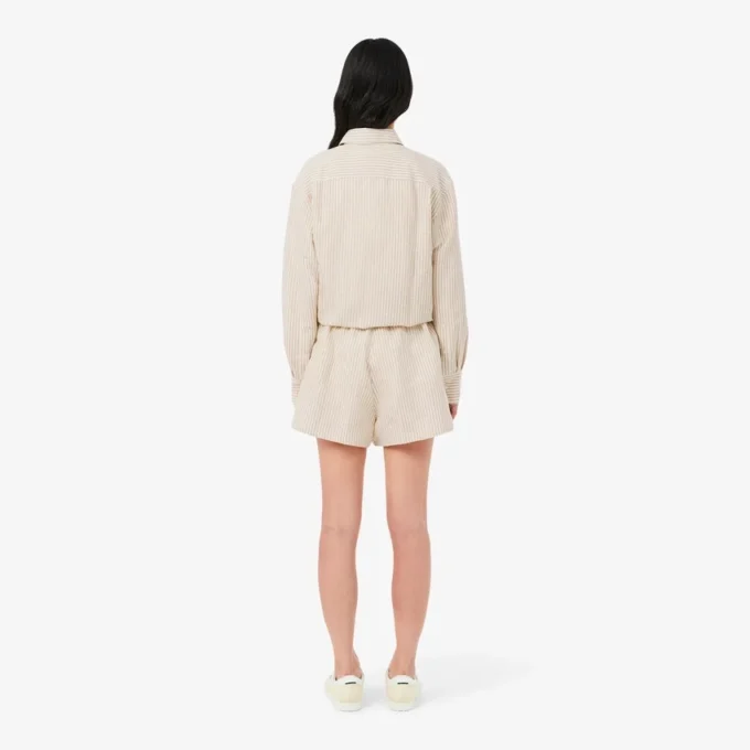 Short oversize en mélange de lin Short oversize en mélange de lin