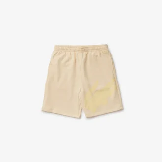 Short oversize en molleton de coton biologique imprimé crocodile pour homme