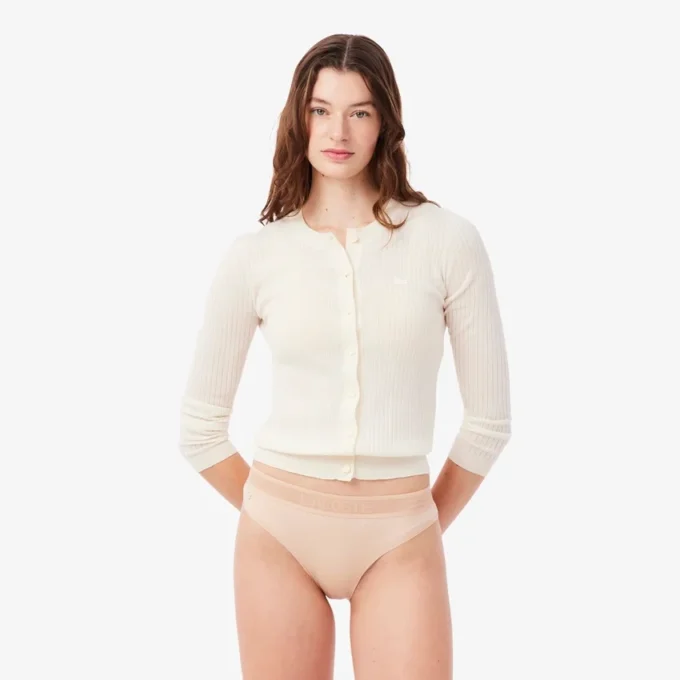Slip en maille avec logo à la taille Slip en maille avec logo à la taille
