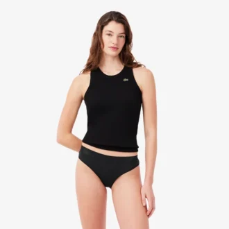 Slip en maille avec logo à la taille