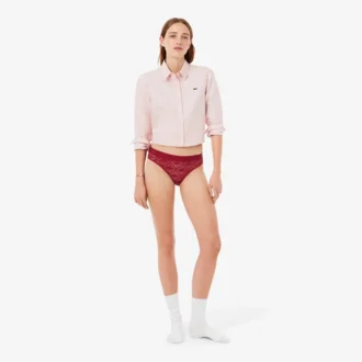 Slip en maille avec logo à la taille