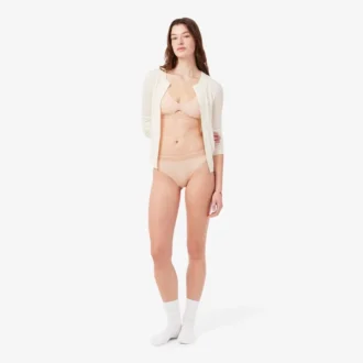 Slip en maille avec logo à la taille