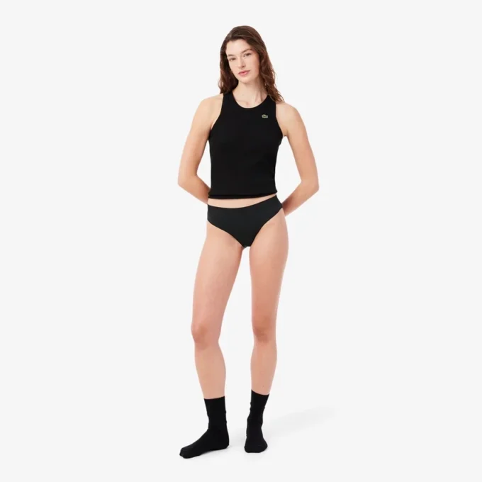 Slip en maille avec logo à la taille Slip en maille avec logo à la taille