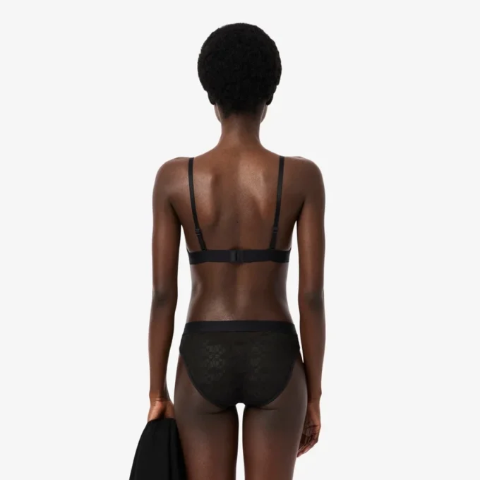 Slip en maille avec logo à la taille