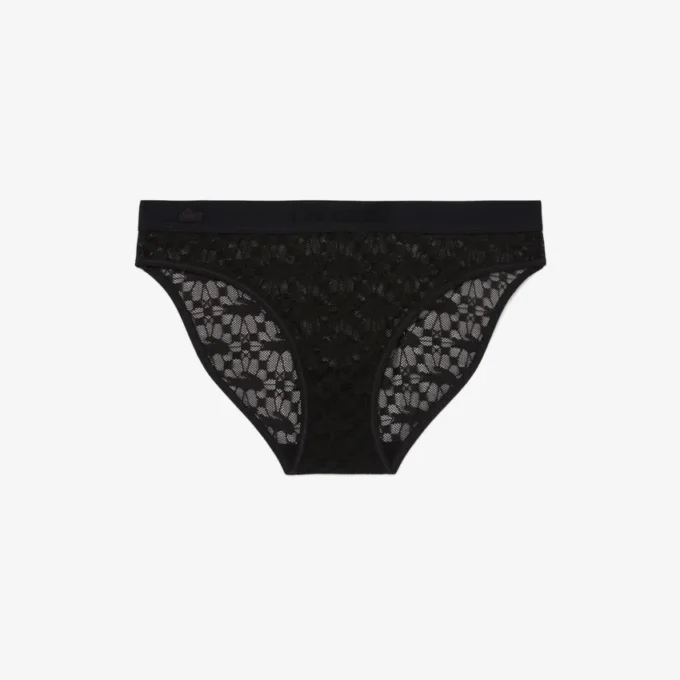 Slip en maille avec logo à la taille