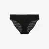 Slip en maille avec logo à la taille