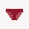 Slip en maille avec logo à la taille Slip en maille avec logo à la taille