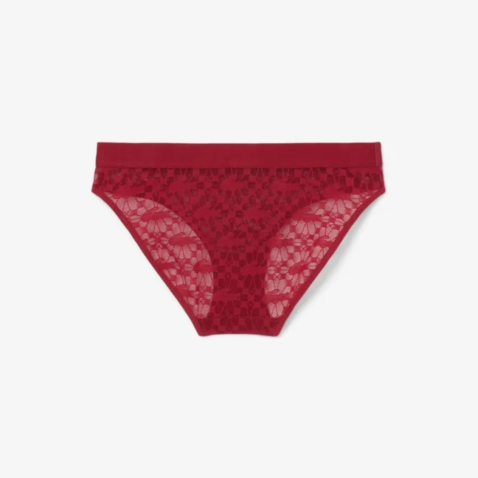 Slip en maille avec logo à la taille Slip en maille avec logo à la taille